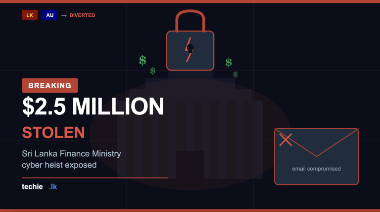How hackers stole $2.5 million from Sri Lanka's Treasury and nobody noticed for months