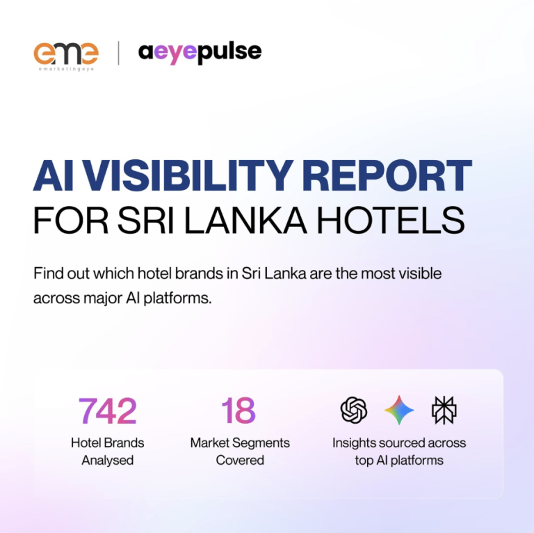 eMarketingEye Launches Sri Lanka’s First AI Visibility Study for Hotels