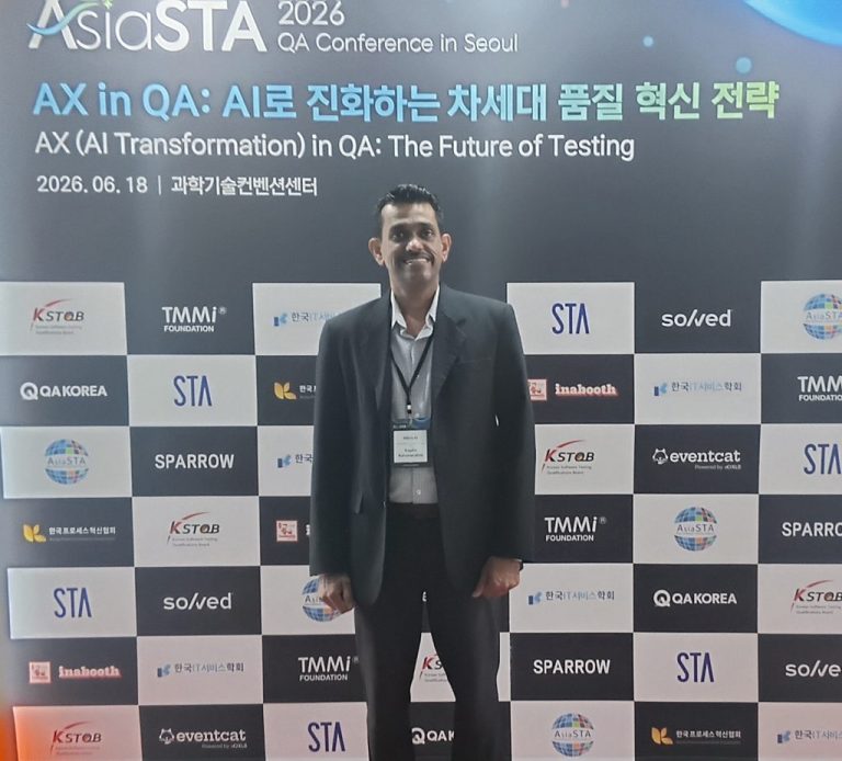 Sri Lanka Represented at Asia’s Inaugural AX (AI Transformation) in QA Conference in South Korea
