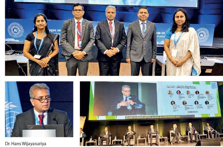 Sri Lanka marks high-level engagement at world’s largest AI Summits in Geneva