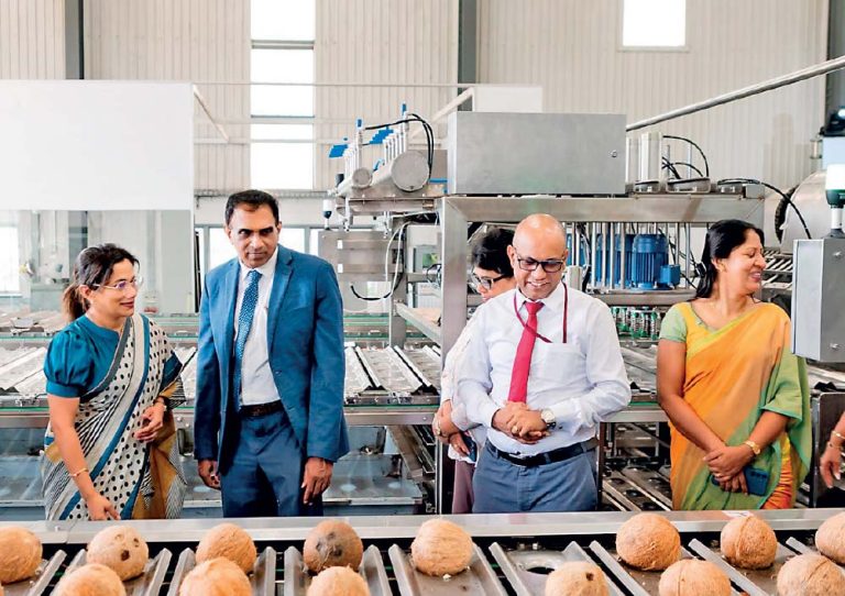 ISF launches world’s first fully automated coconut de-watering system